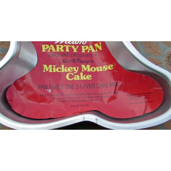Wilton Mickey Mouse Cake Party Pan Walt Disney's 1978 515-1805 Bake & Decorate - Picture 3 of 3